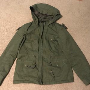 army green jacket